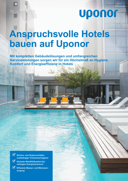 Solutions Uponor pour les hôtels